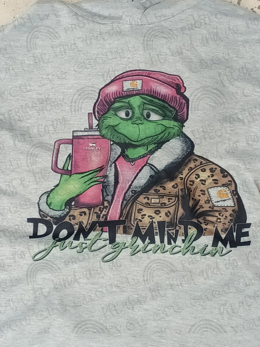 Don't Mind Me Tee or Crew