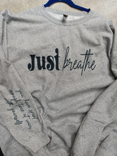 Load image into Gallery viewer, Just Breathe LS Tee or Crew
