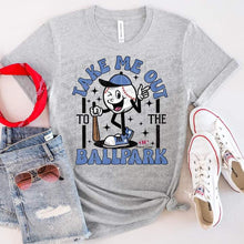 Load image into Gallery viewer, Take me out to the Ballpark/game Tee
