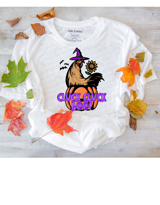 Cluck Cluck Boo Tee
