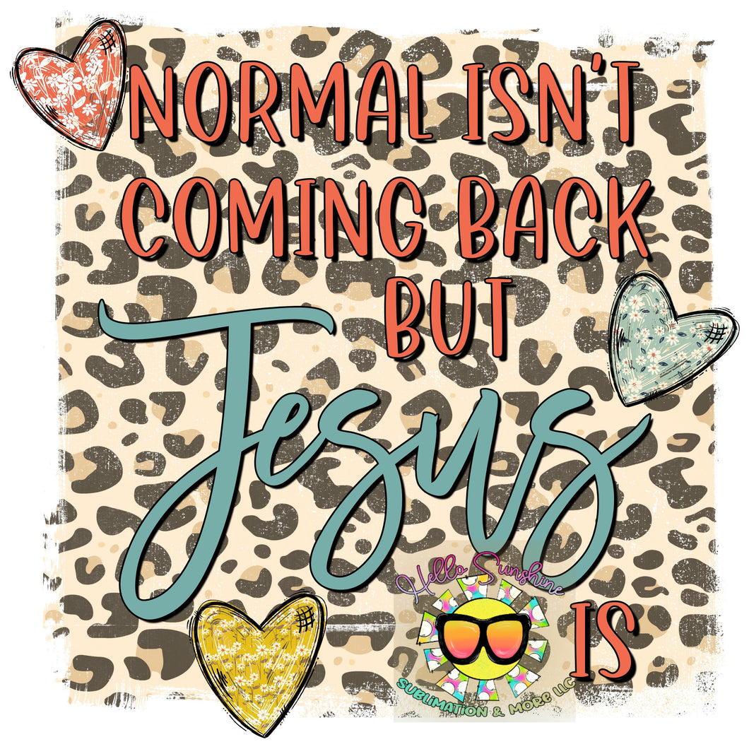 Normal Not Coming Back Jesus Is