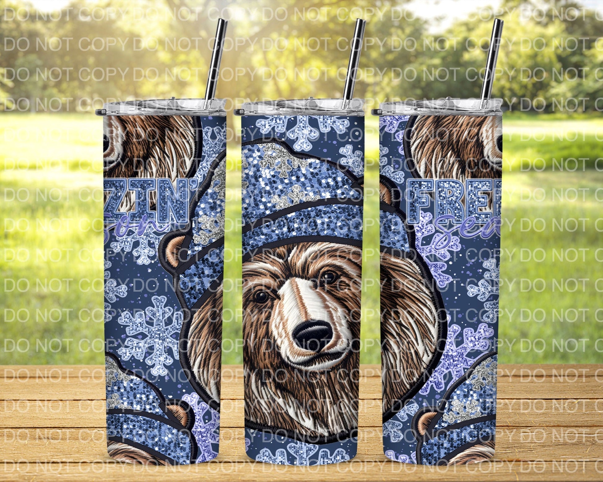Glitter Freezin' Tumbler
