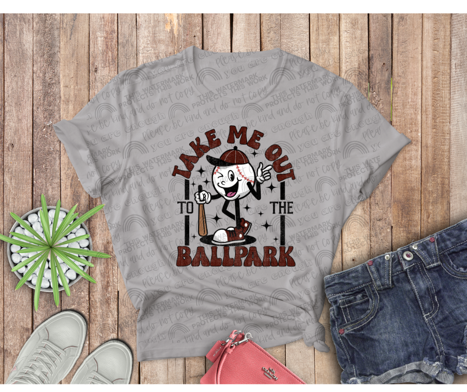 Take me out to the Ballpark/game Tee