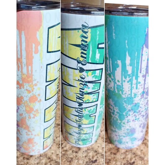 Mama Tumbler Tie Dye