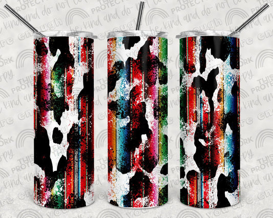 Cowprint Serape Tumbler