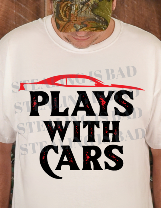 Plays with Cars Tee