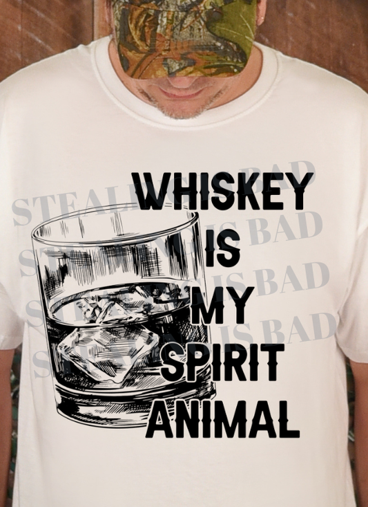 Whiskey is My Spirit Animal Tee