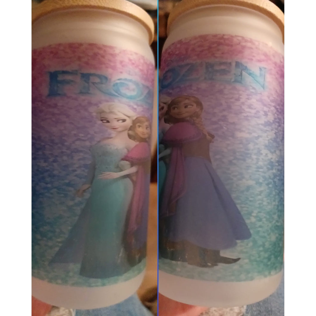 RTS 12 oz Frosted Glass Can Frozen