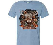Load image into Gallery viewer, Not In the Mood Highland Cow Tee
