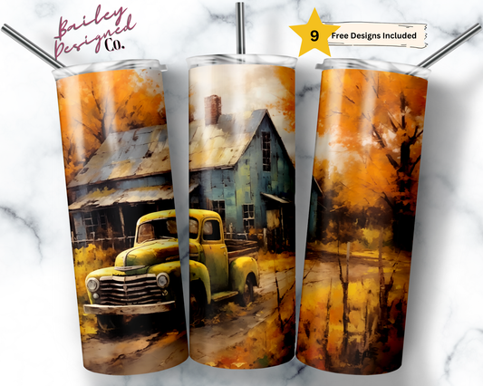 Country Truck Tumbler