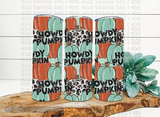 Howdy Pumpkin Tumbler