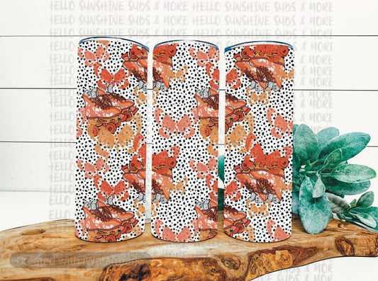 Butterfly Skates Retro Tumbler