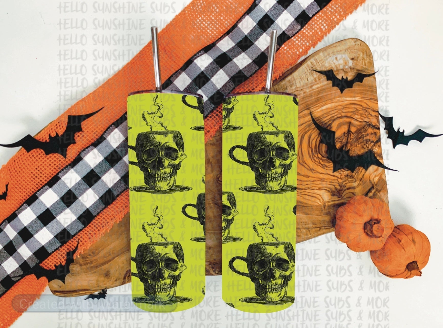 Cup of Tea Skelly Tumbler