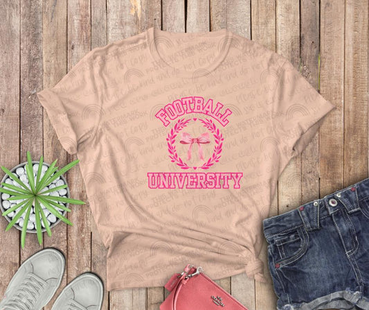 Football University or Mama Coquette Tee or Crew