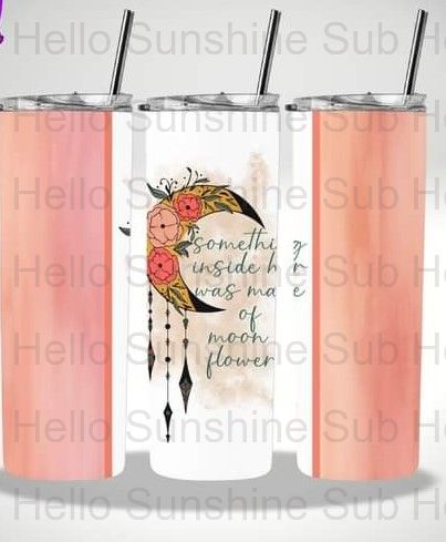 Moon Flower Tumbler
