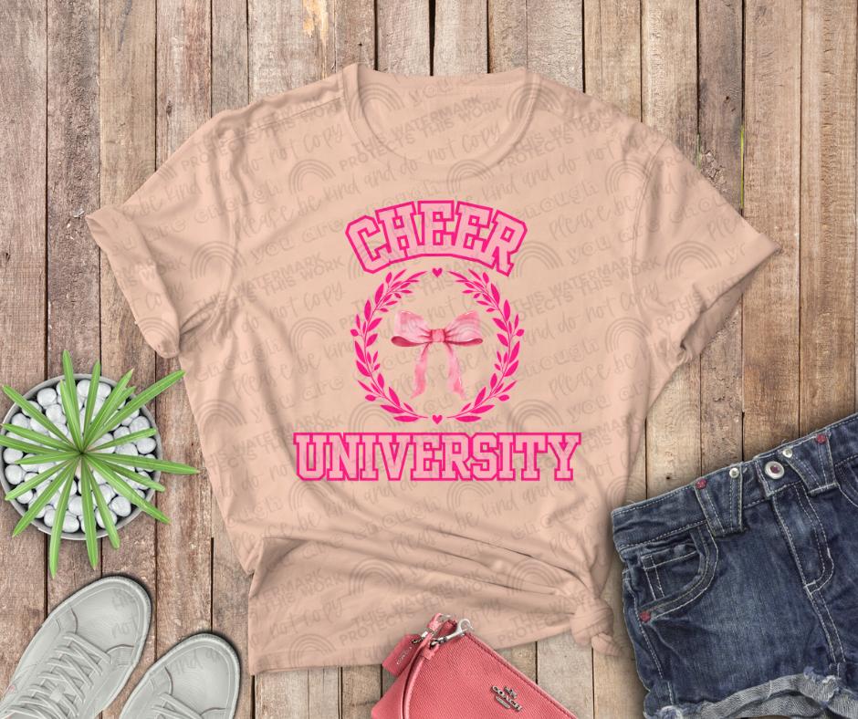 Cheer University or Mama Coquette Tee or Crew