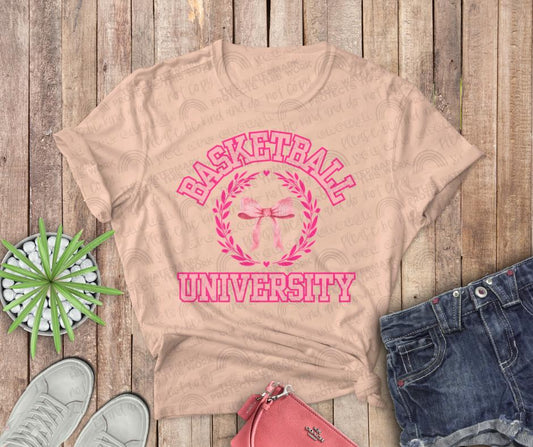 Basketball University or Mama Coquette Tee or Crew