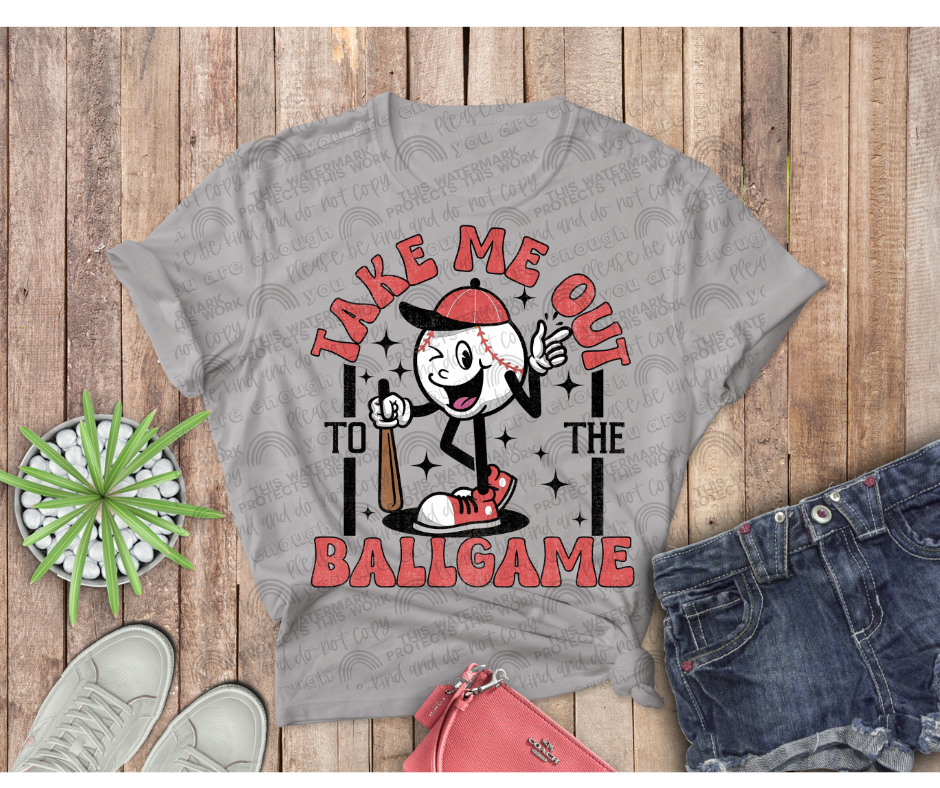 Take me out to the Ballpark/game Tee