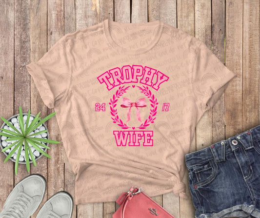 Trophy Wife Coquette Tee or Crew