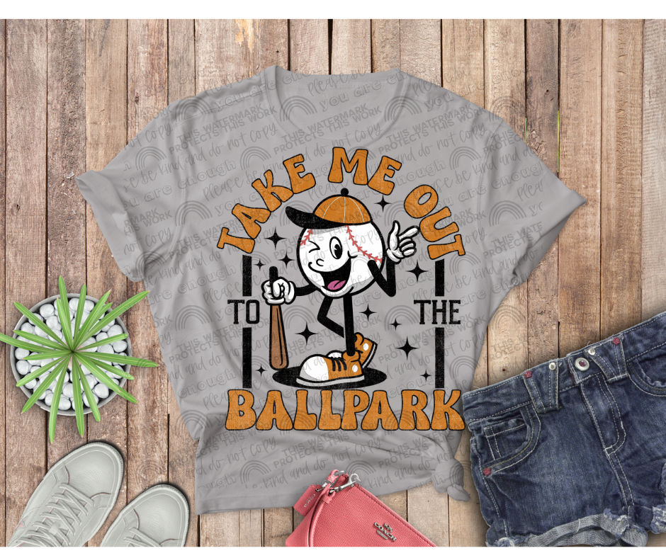 Take me out to the Ballpark/game Tee