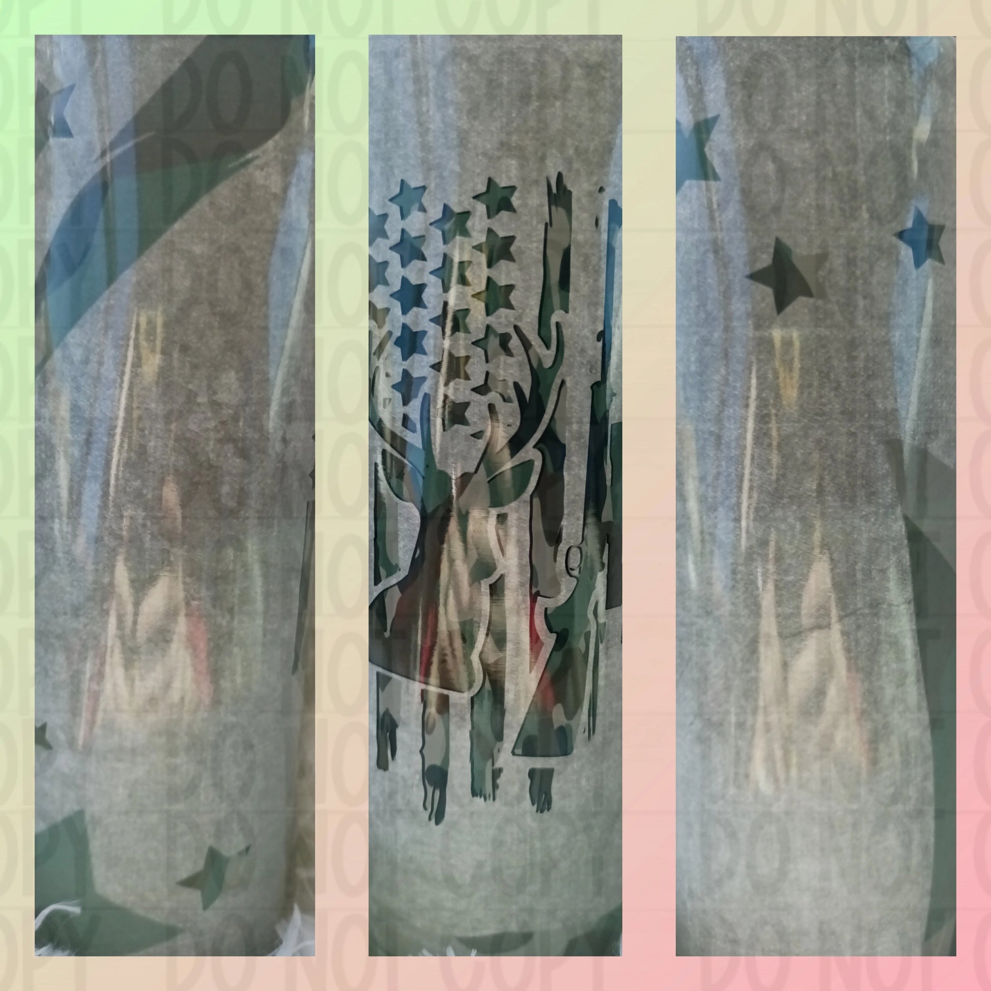 Camo Hunting Tumbler Print