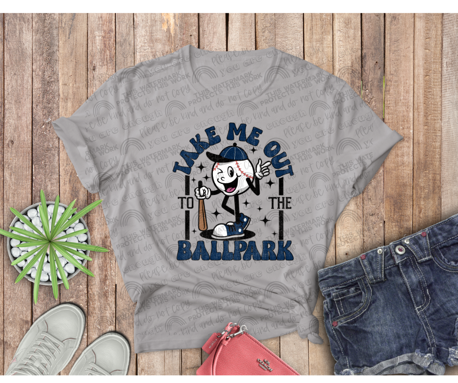 Take me out to the Ballpark/game Tee