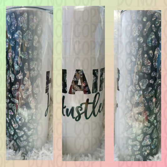Hair Hustler Tumbler Print