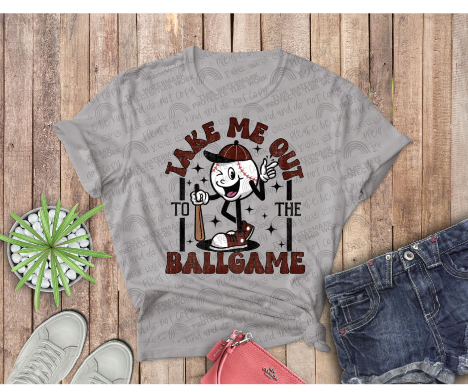 Take me out to the Ballpark/game Tee