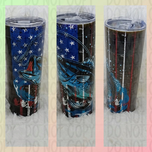 Bass Flag-Tumbler