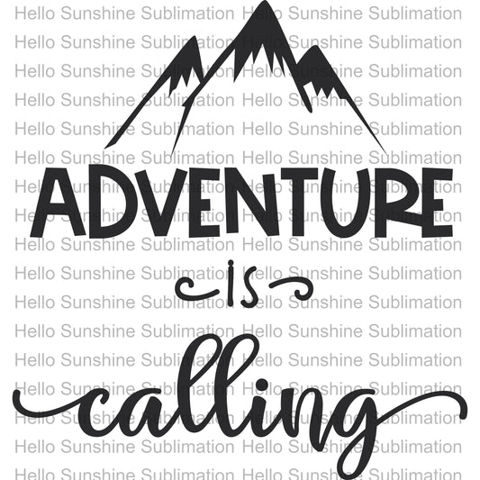 Adventure is Calling Single Color