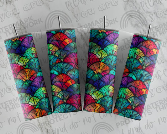 Stained-Glass Arch Tumbler