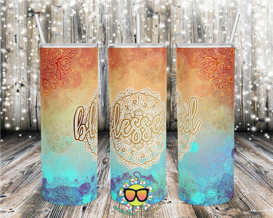 Blessed Mandala Tumbler