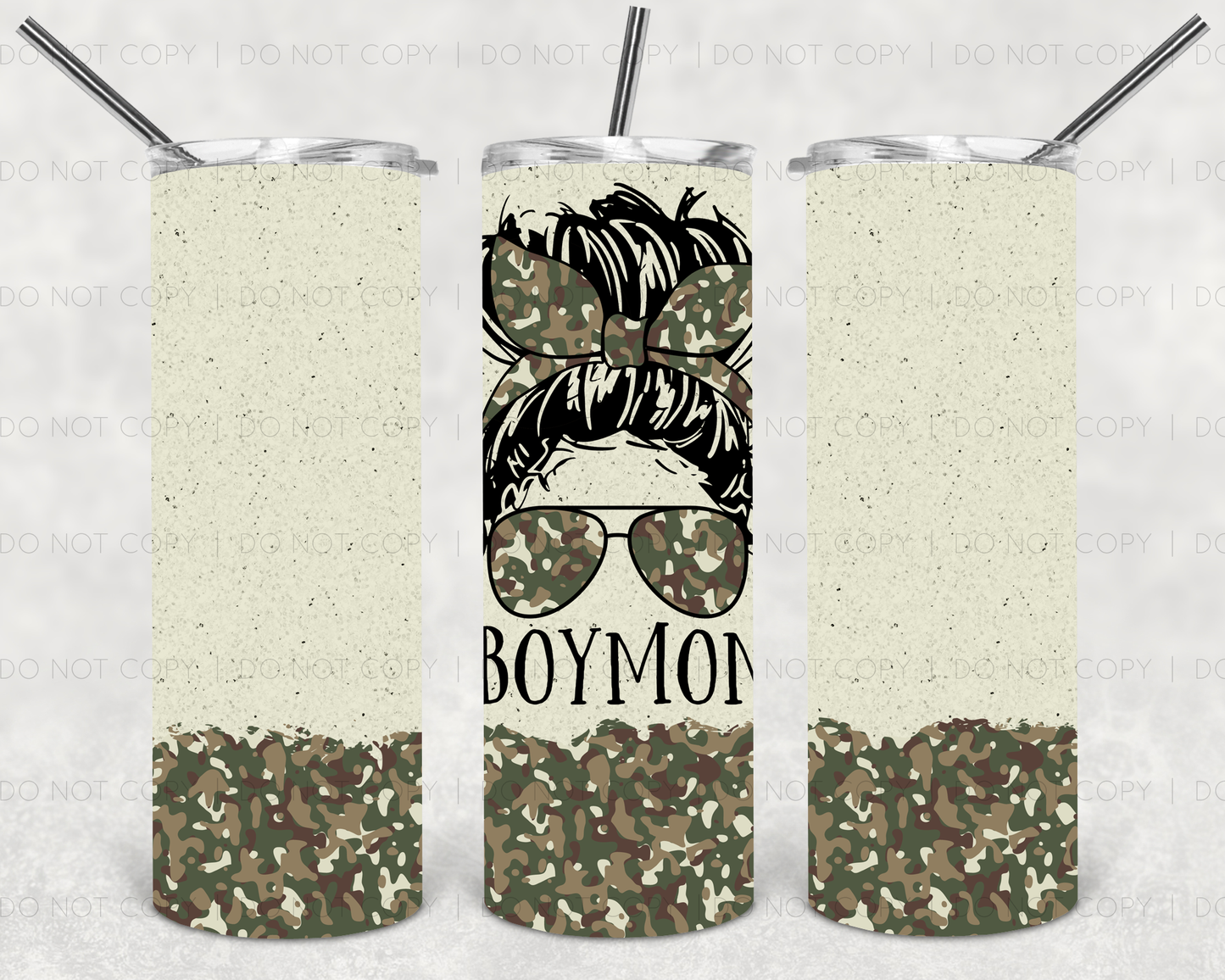 Boy Mom Life Messy Tumbler