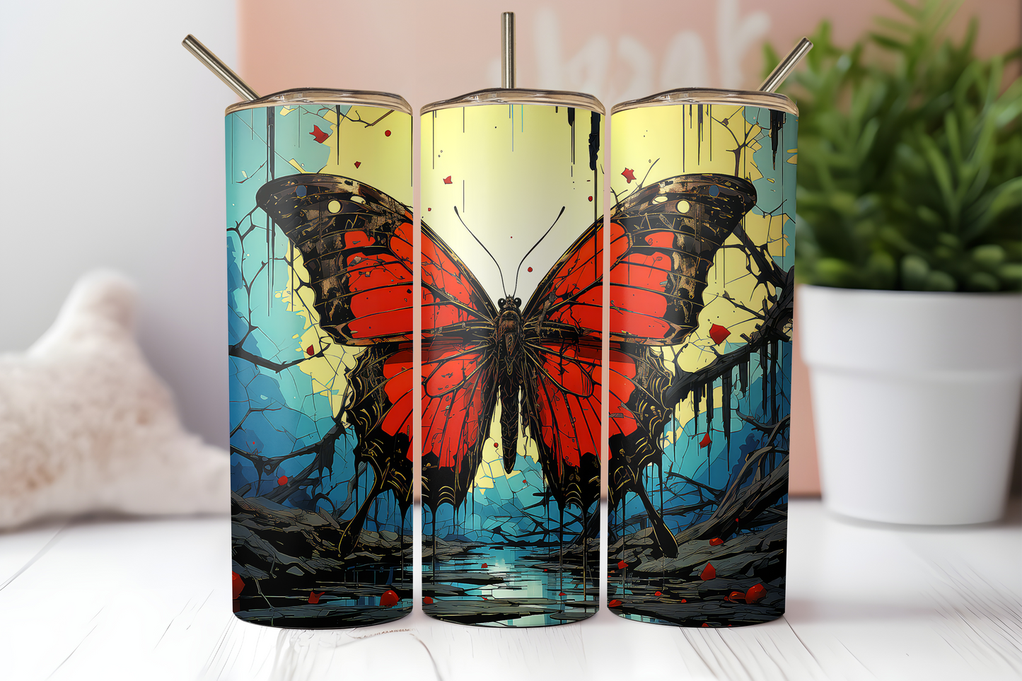 Butterfly Tumbler