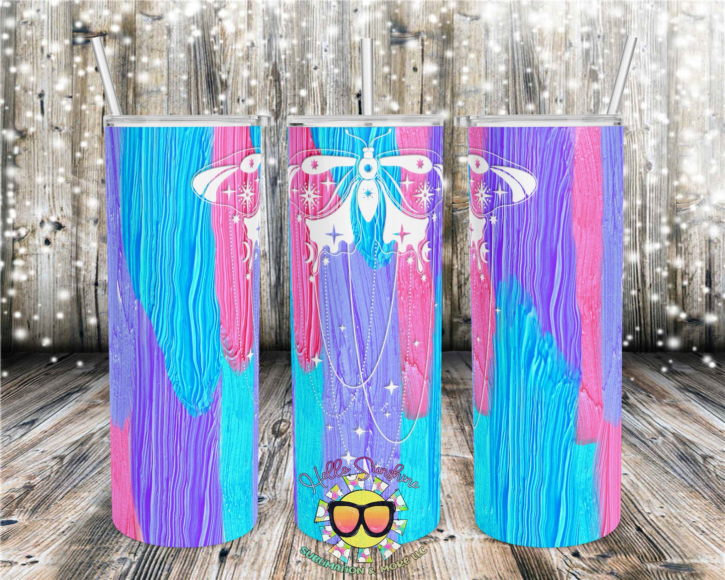 Celestial Moth Tumbler