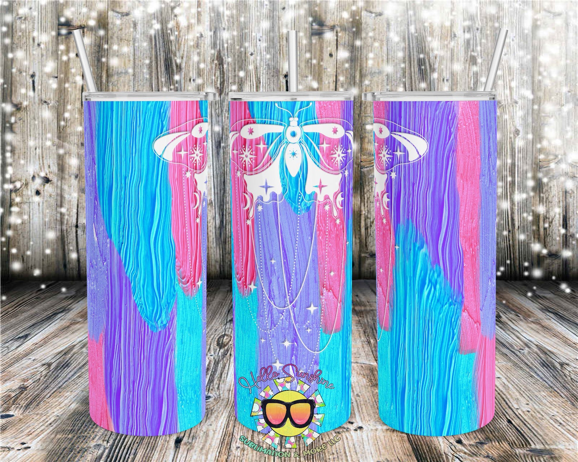 Celestial Moth Tumbler