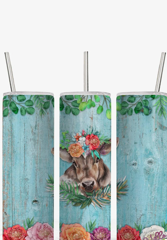 Cow Tumbler Print