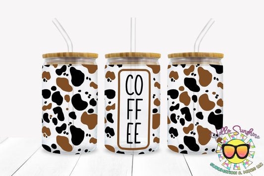 Cowhide Coffee Glass
