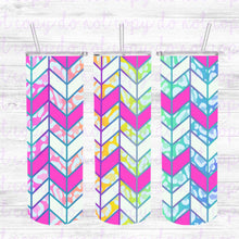 Load image into Gallery viewer, Chevron Patterns Tumbler
