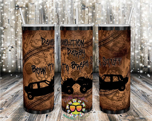 Demolition Derby Tumbler