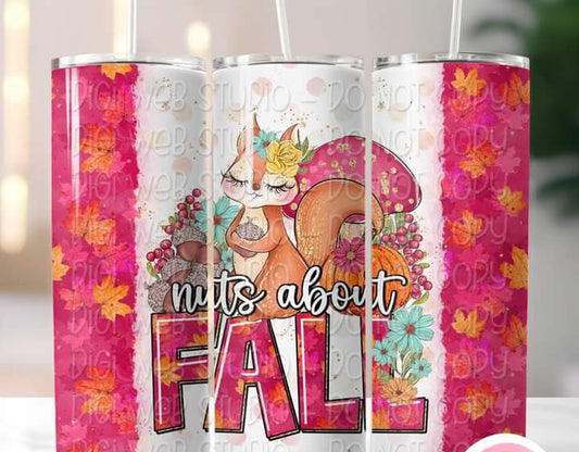 Nuts About Fall Tumbler