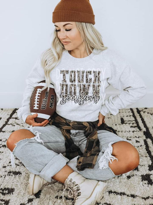 Touchdown Season Leopard Tee