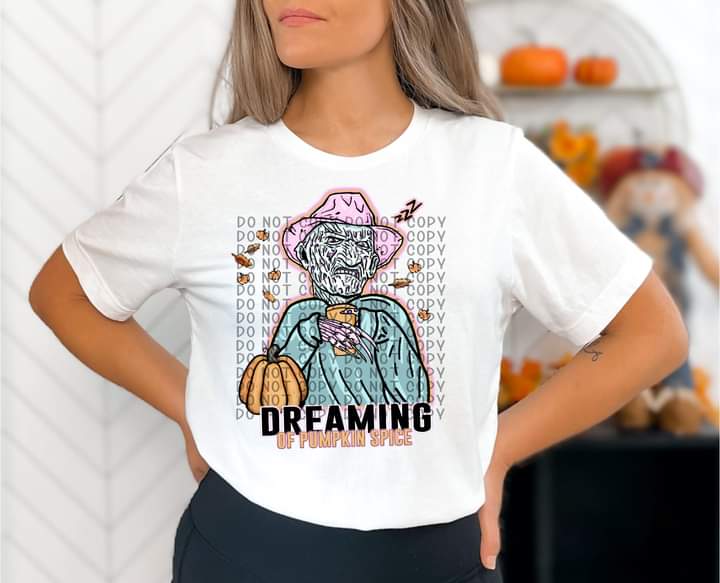 Dreaming of Pumpkin Spice Pastel Tee