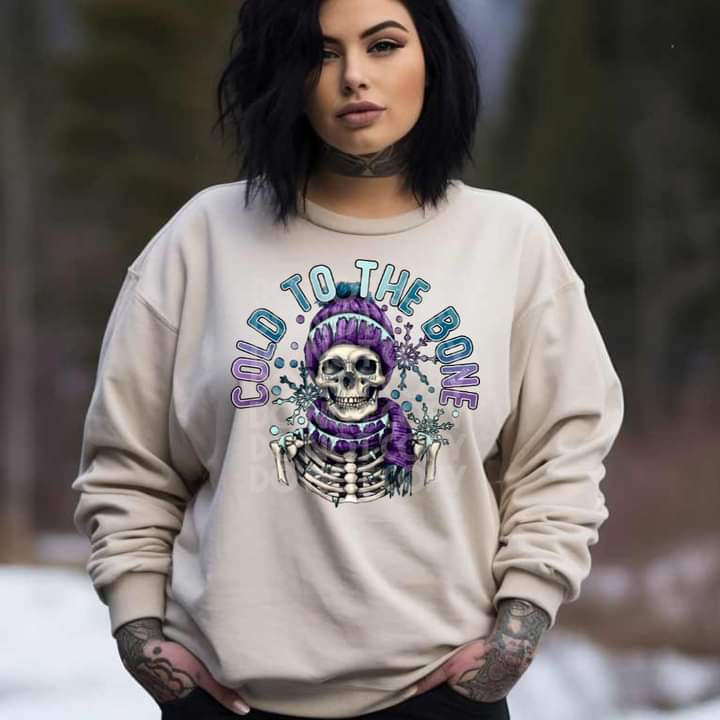 Cold to the Bone Tee or Crew