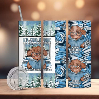It's Cold Outside Read Books Tumbler