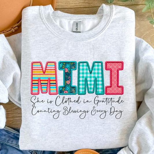 Mimi Clothed in Gratitude Tee or crew-retail