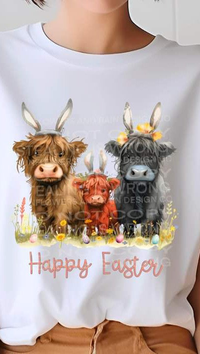 Happy Easter Cows Or Chickens T-shirt