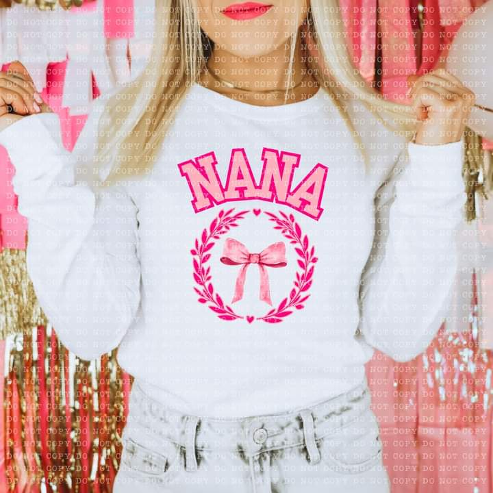 Nana Coquette Tee or Crew