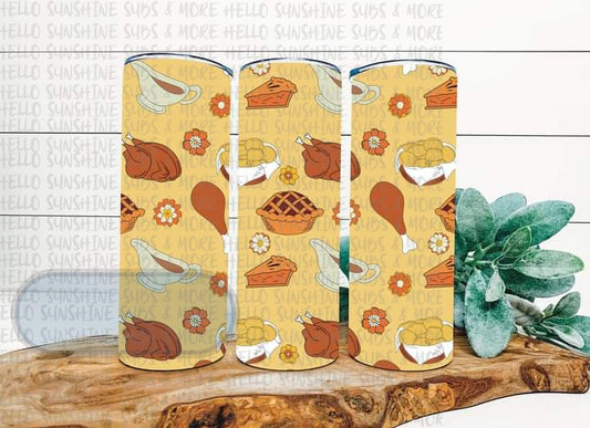 Thanksgiving Foods Tumbler