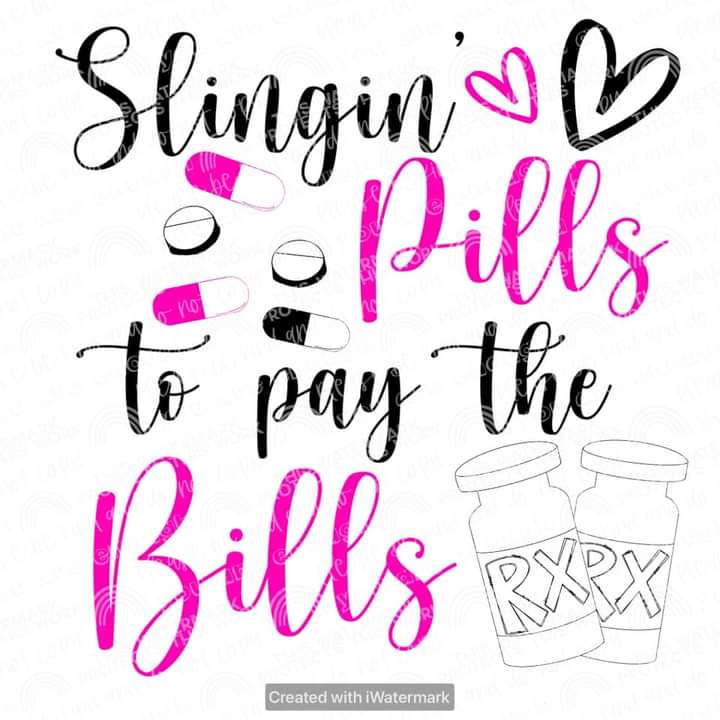 Slinging Pills Print